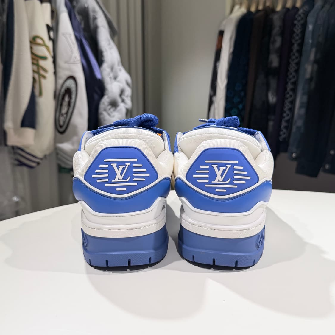 (A+/7) / 루이비통 LV트레이너 맥시 스니커즈 블루 상품이미지4