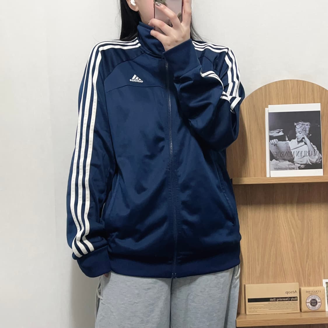 [정품] 아디다스 네이비 3S 삼선 져지 [ 100 ] 상품이미지2