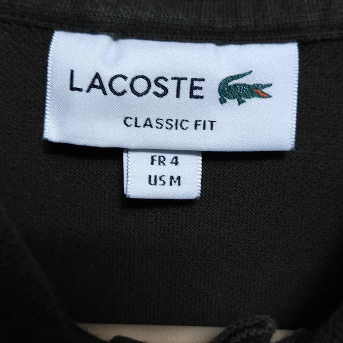 100)Lacoste 라코스테 긴팔 카라티 카키 상품이미지3