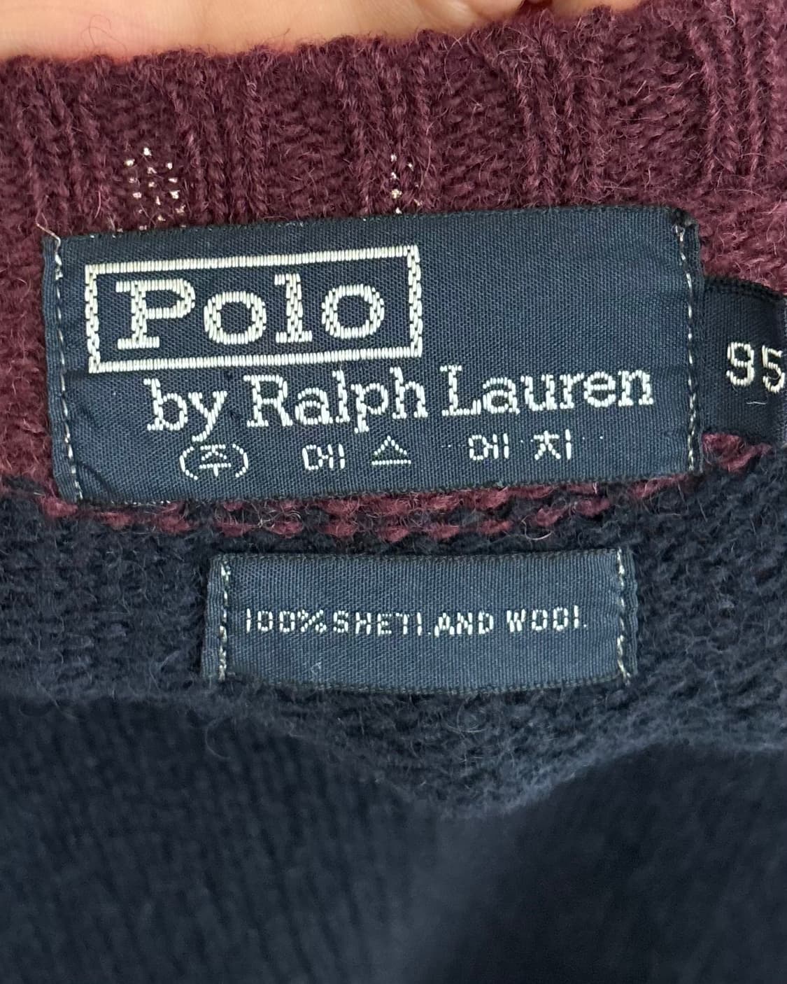 폴로 랄프로렌 네이비 니트 상품이미지7