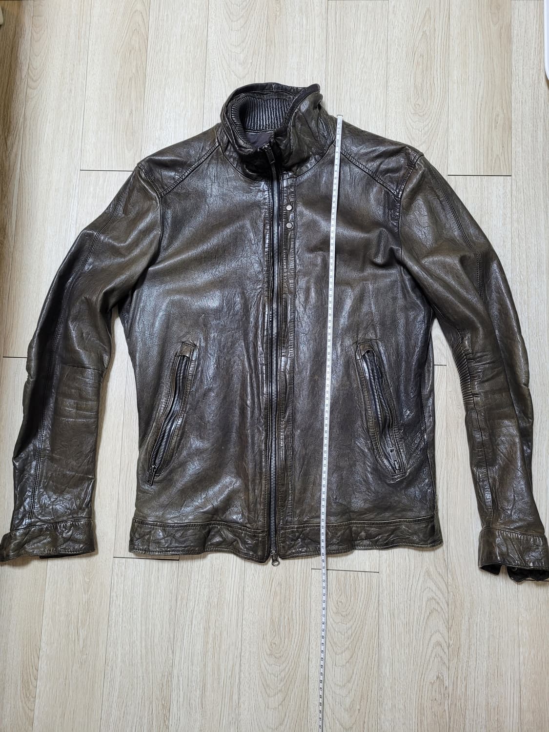 솔리드옴므 우영미 빈티지 가죽자켓 105사이즈 상품이미지7