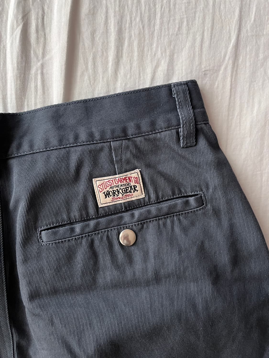 [30]스투시 워크팬츠 워시드 네이비 상품이미지3