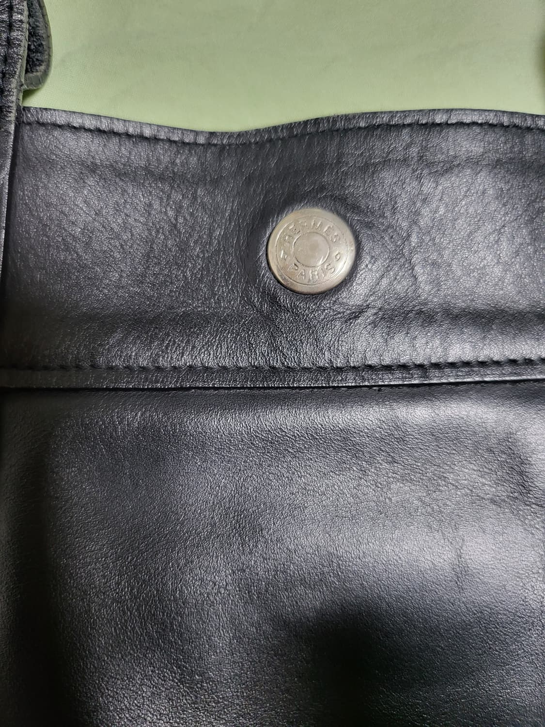 [남녀공용]에르메스 에버칼프 푸르 투트 MM 토트백 블랙 상품이미지7