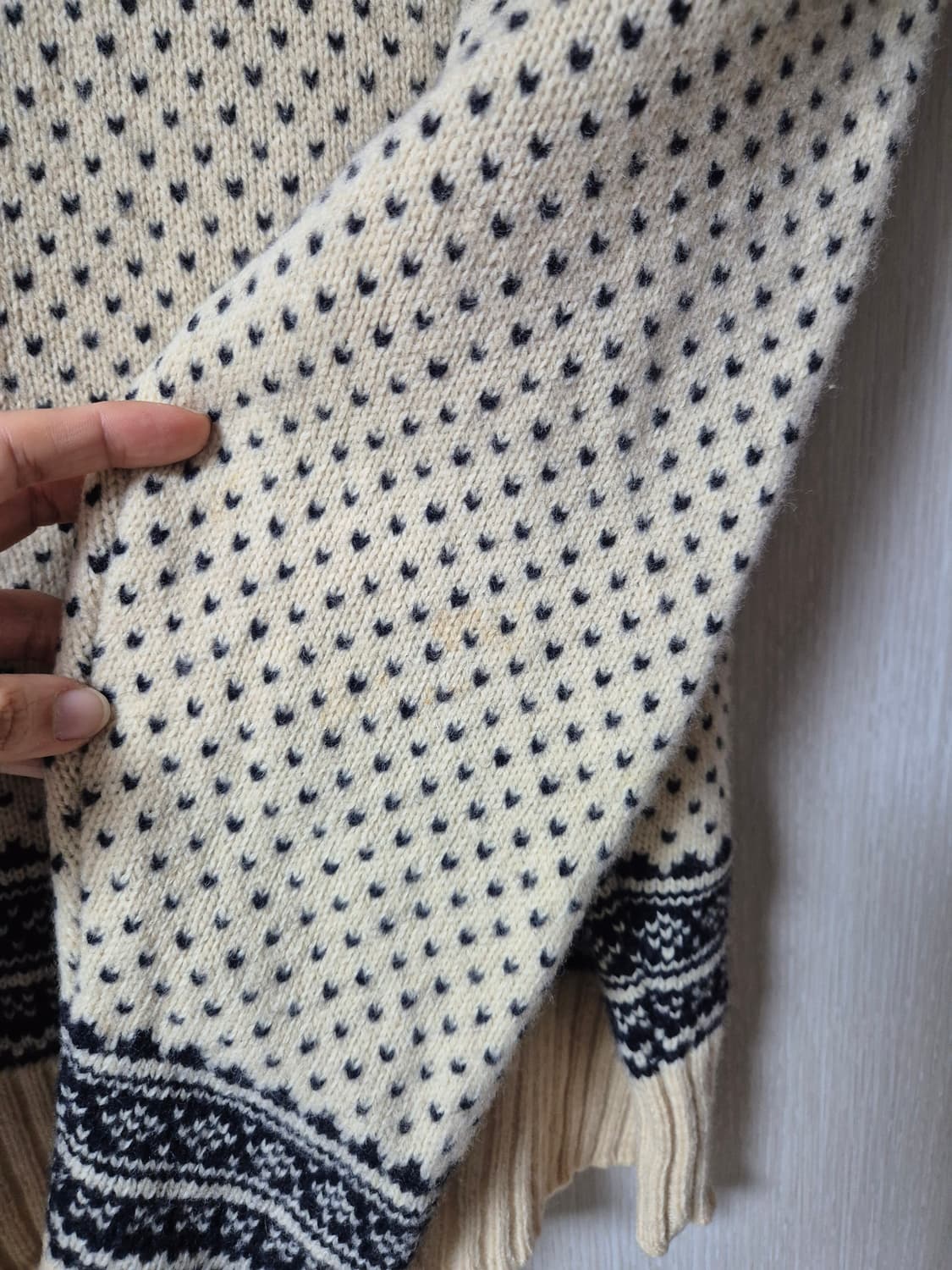 폴로 랄프로렌 노르딕 반집업 니트 스웨터 100 상품이미지9