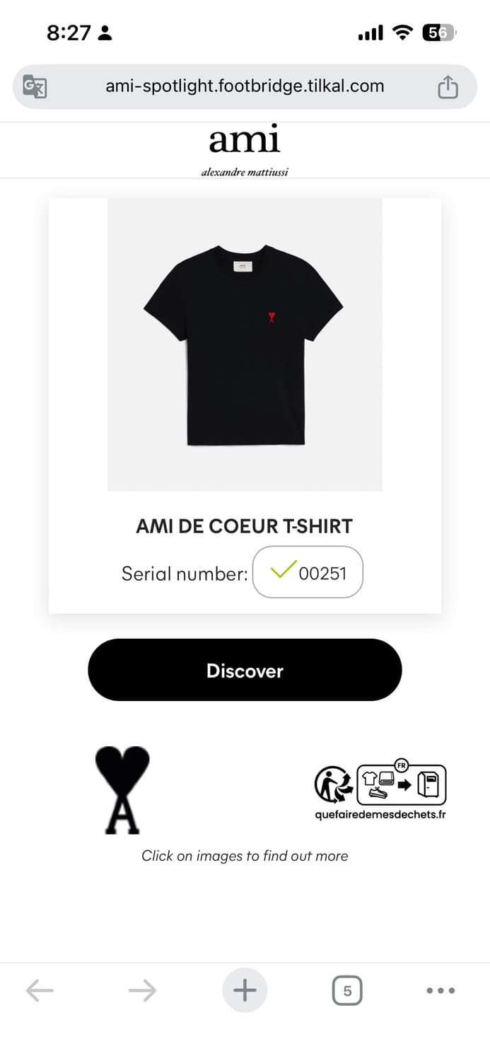 아미 반팔 2xl 최저가!! + 서비스🤗 상품이미지5