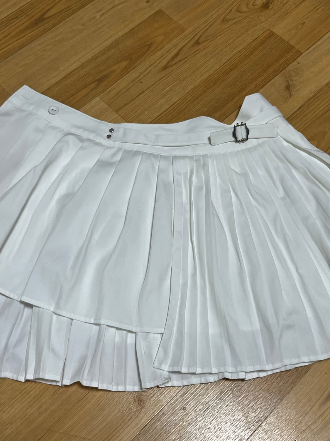 샵페어리 faerie 아코디언 플리츠 버클 스커트  상품이미지3