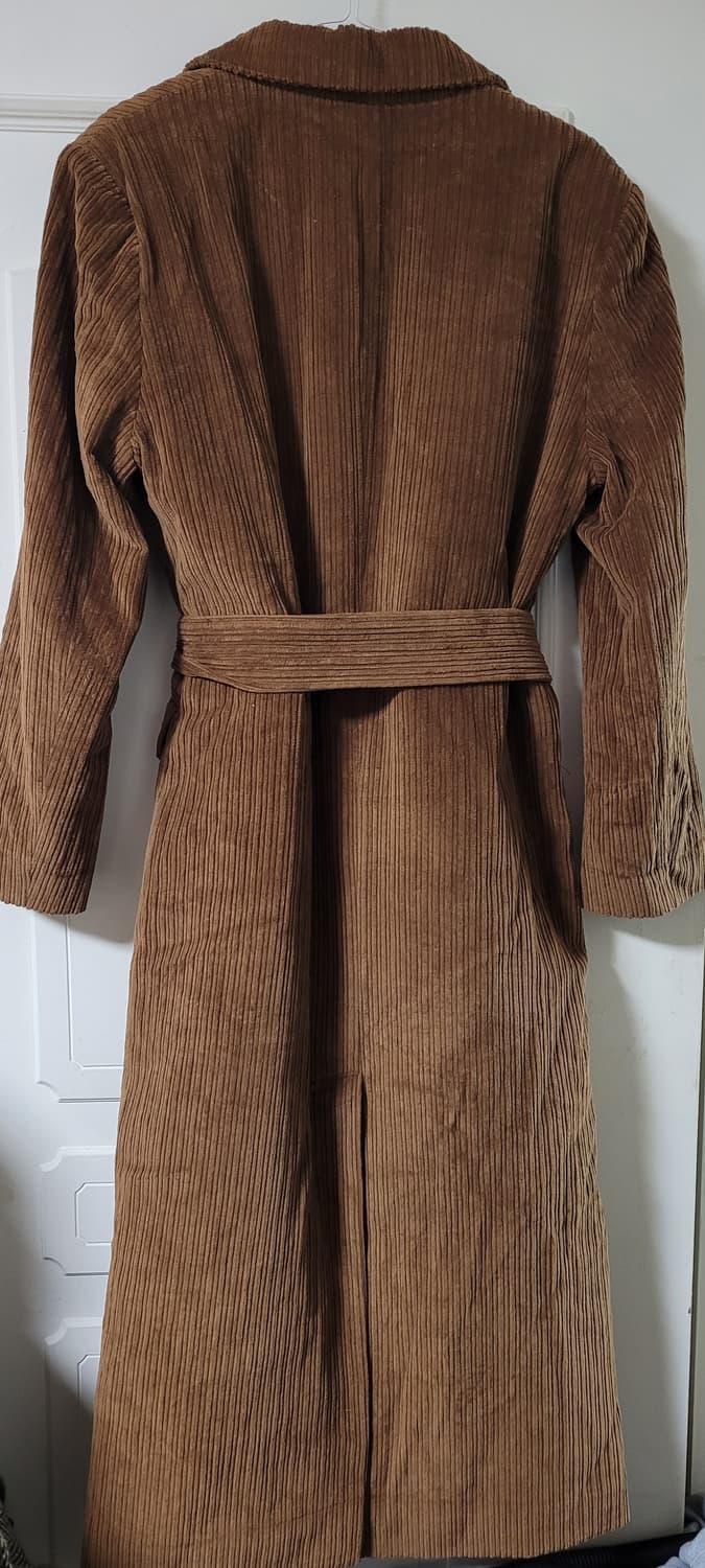 소프트서울 코듀로이 롱 코트 상품이미지3