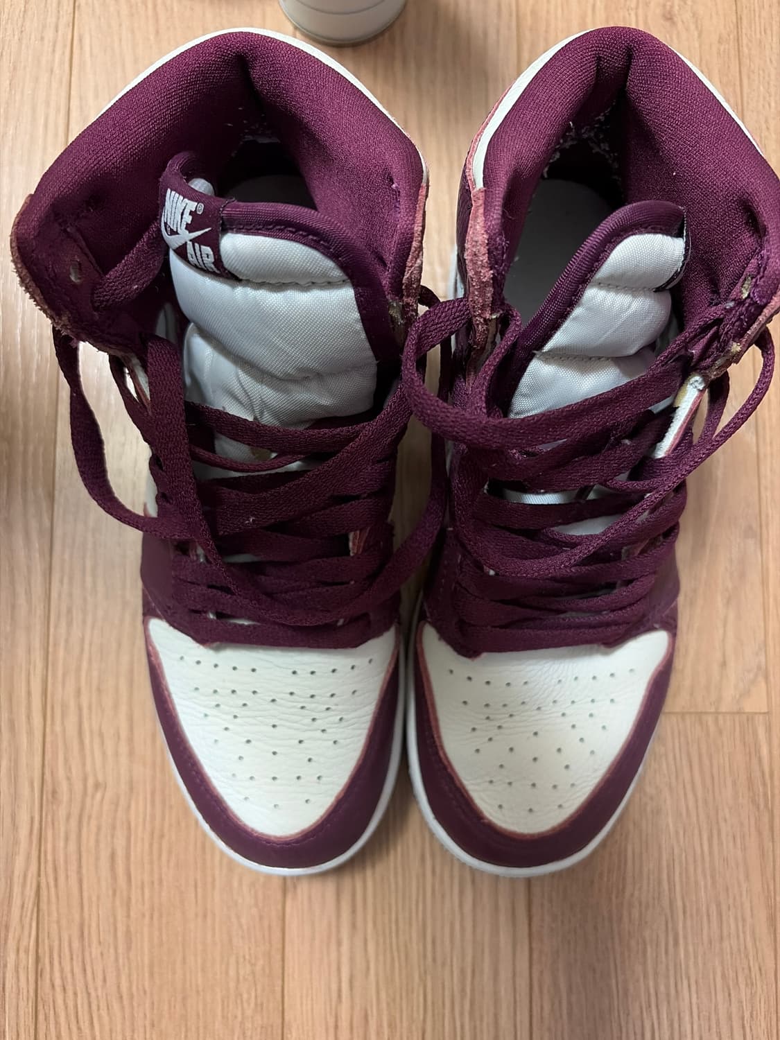 조던 1 레트로 하이 보르도 상품이미지2