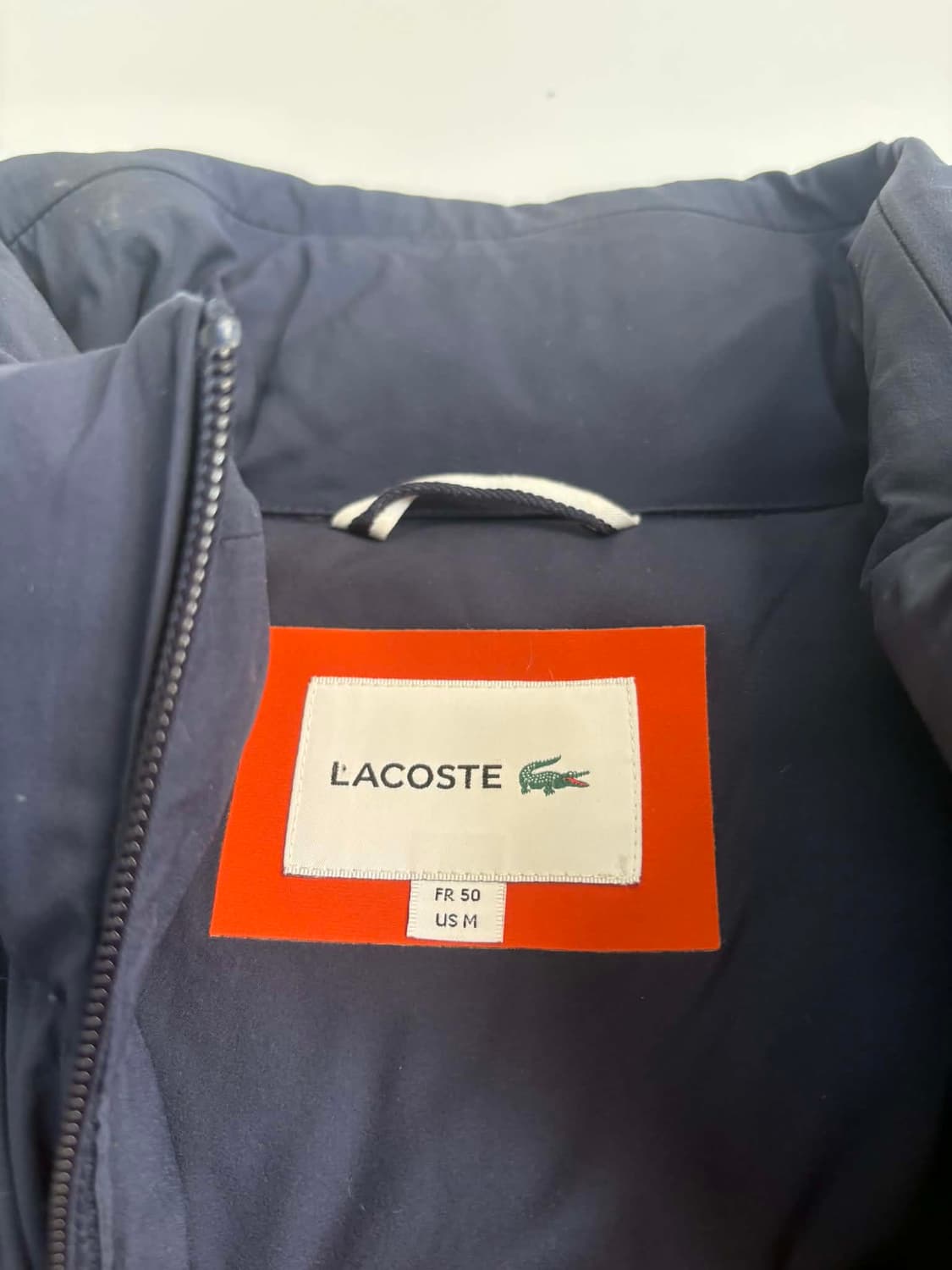 [50] 라코스테 네이비 다운 푸퍼 패딩 상품이미지3