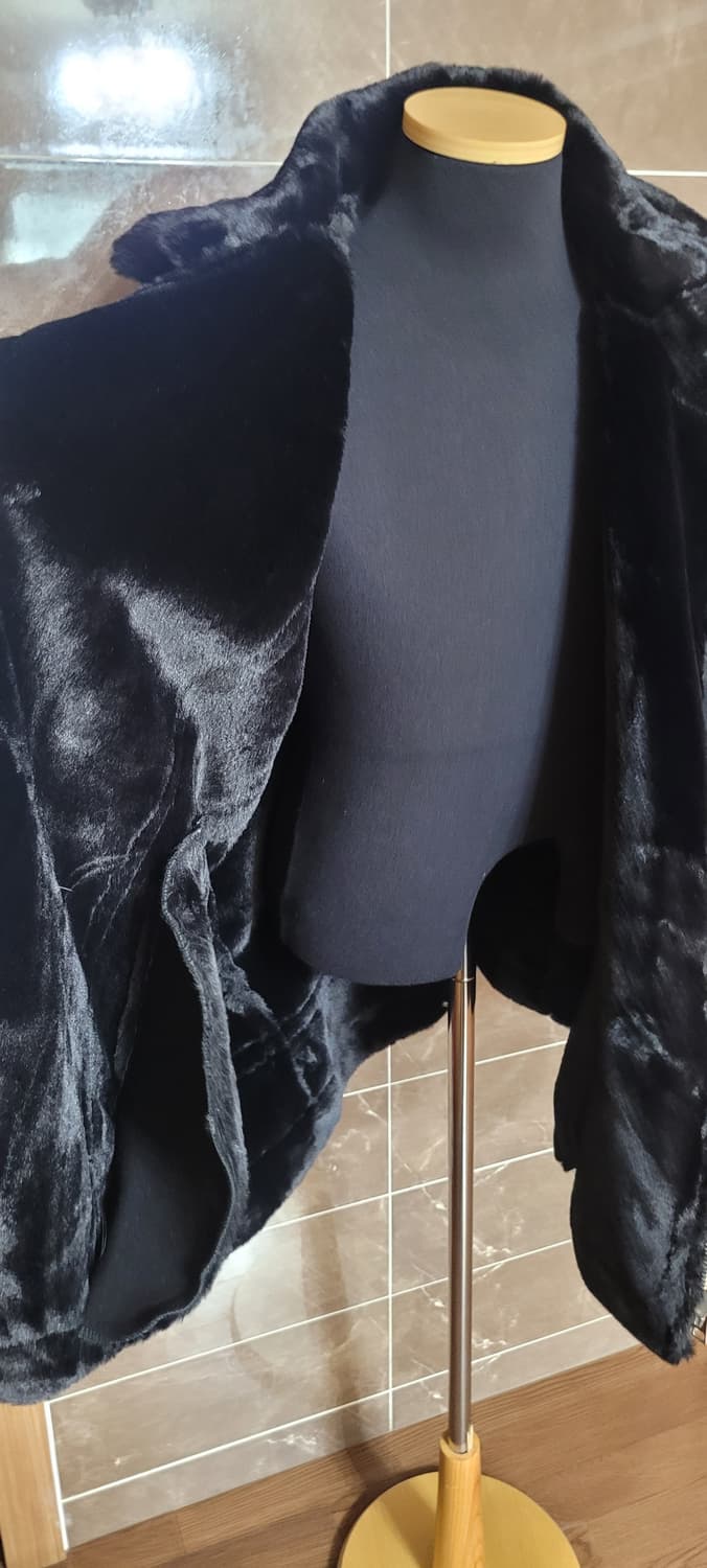 (남성4xl사이즈) 블랙 무스탕 상품이미지6