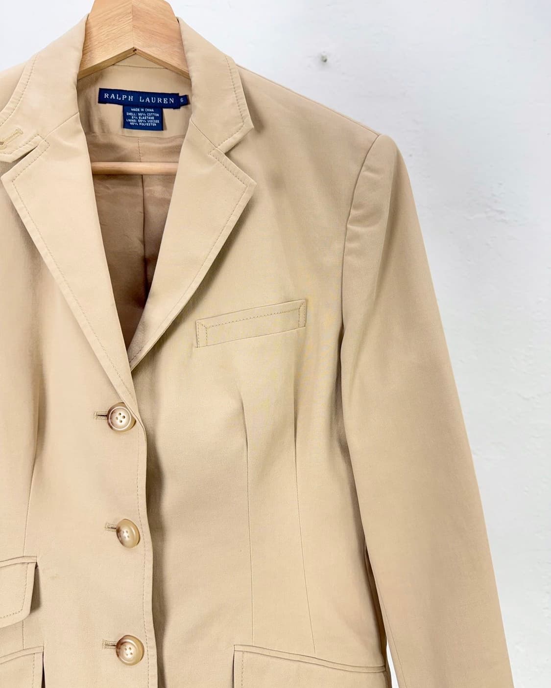 랄프로렌 베이지 먼스 싱글 3b 블레이저 자켓 상품이미지3