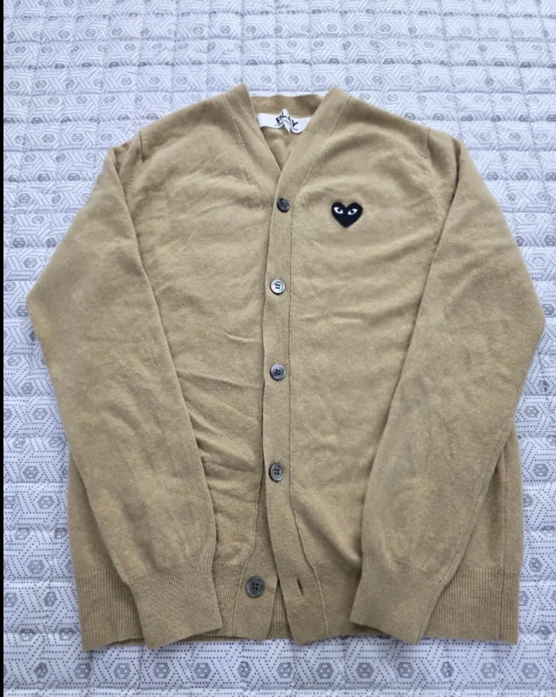 꼼데가르송 플레이 블랙하트 가디건 100 상품이미지4