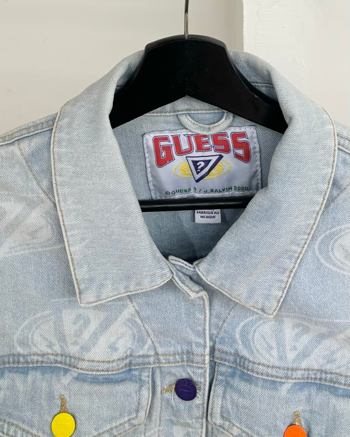 게스 크롭 데님 재킷 상품이미지2