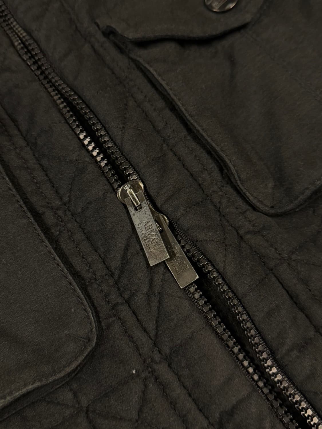 아르마니 꼴레지오니 퀼팅 블루종 남상100 상품이미지8