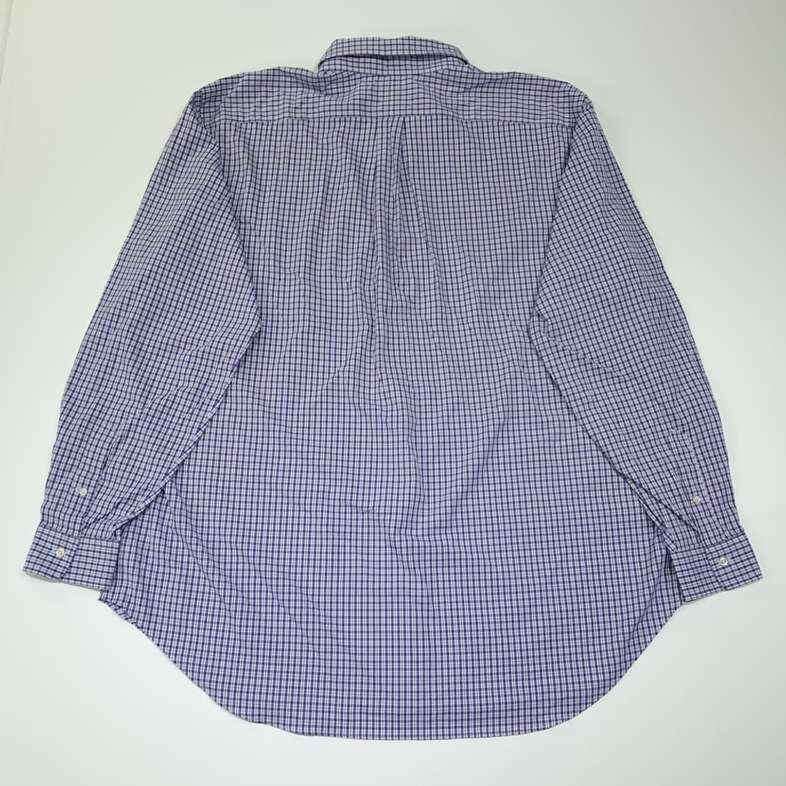 CL602 2XLT 폴로 마이크로 체크 퍼플 셔츠 남방 상품이미지6