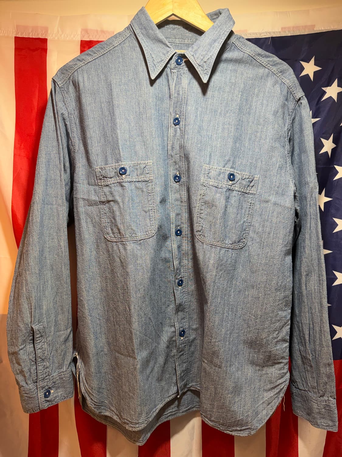 버즈릭슨 샴브레이 셔츠 18사이즈 (XXL 상품이미지1