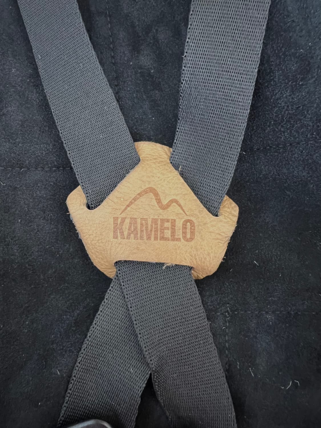 카멜로 kamelo 블랙 프리미엄 스웨이드 앞치마 캠핑앞치마 상품이미지6