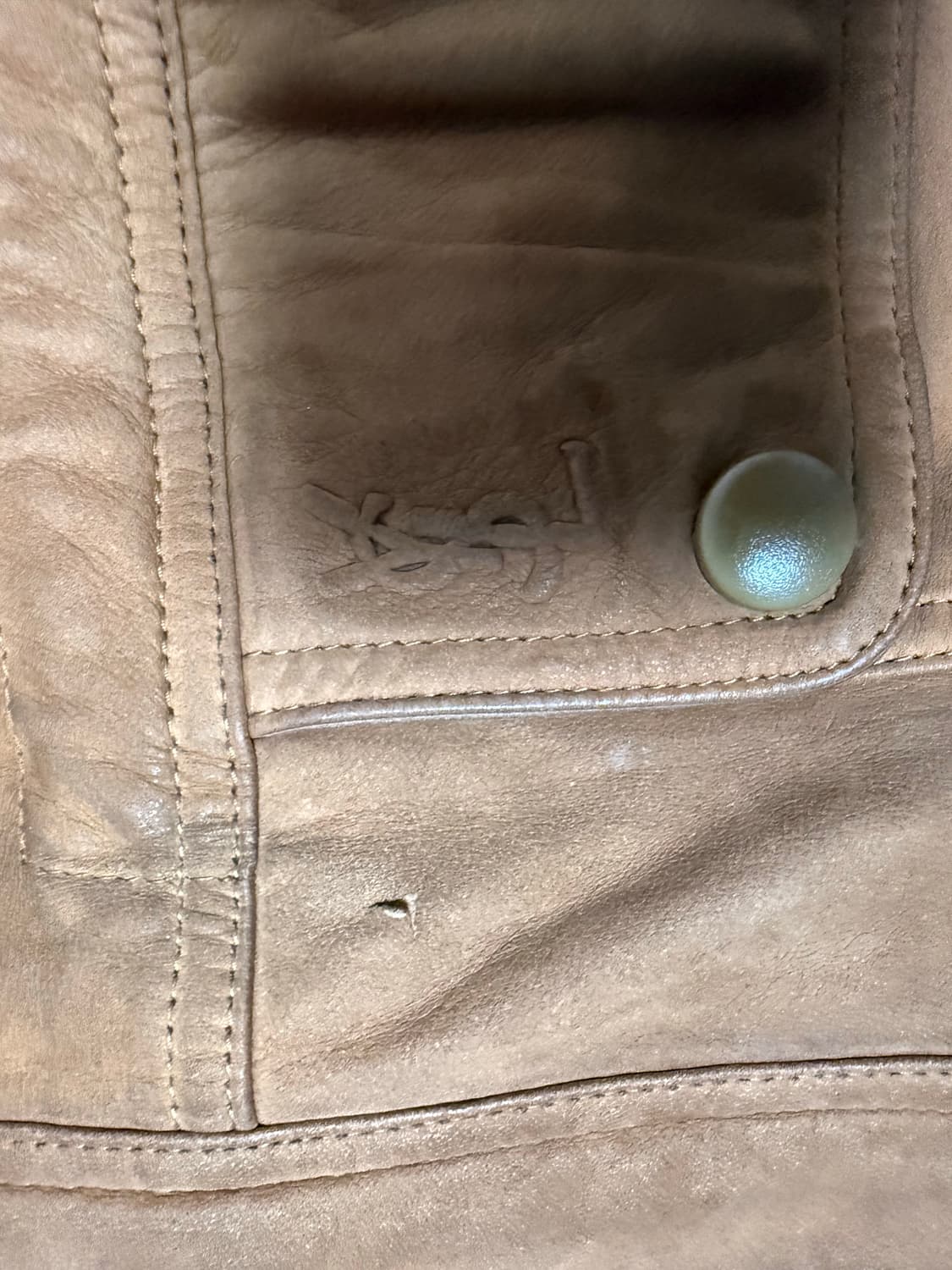 Yves Saint Laurent 가죽 자켓 상품이미지7