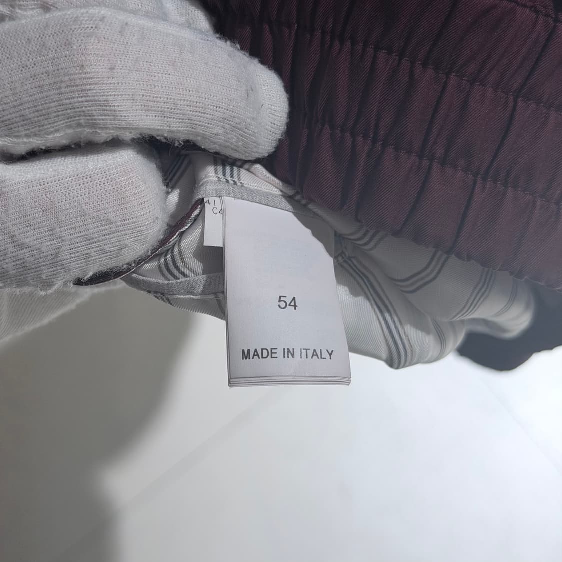 (A+/54) / 브루넬로 쿠치넬리 버건디 봄버 자켓 상품이미지7