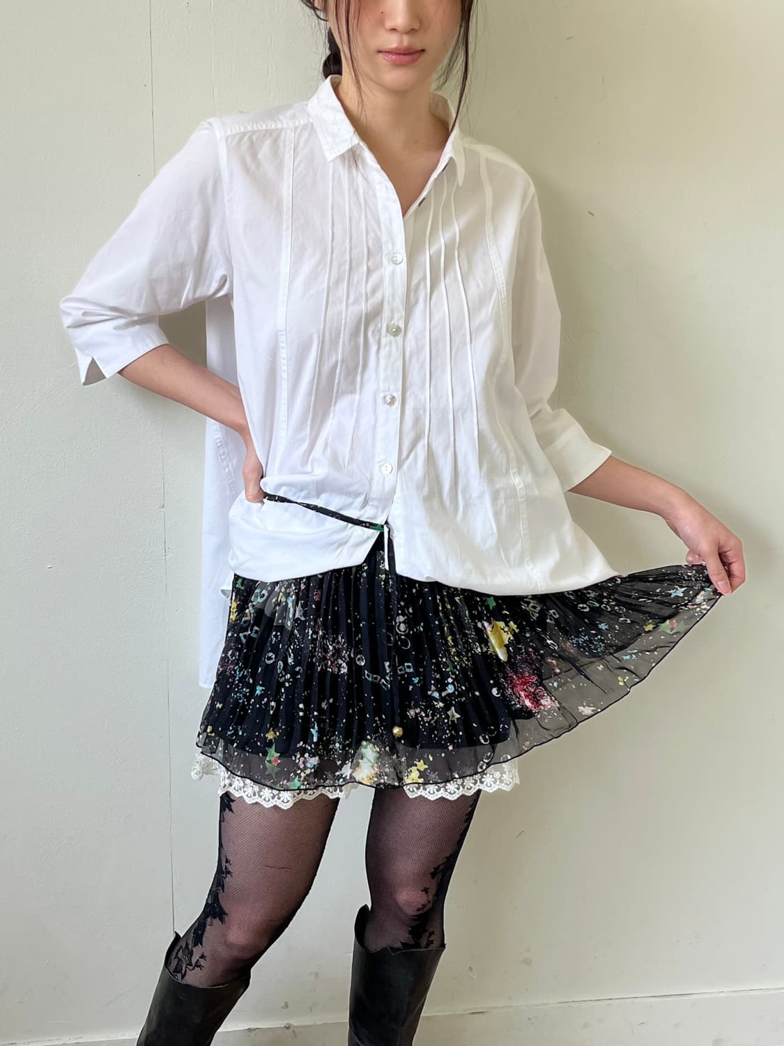 WIN HEART 아트 스커트 상품이미지6