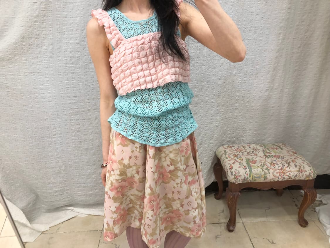 Pom-Pom pink bustier top 상품이미지5