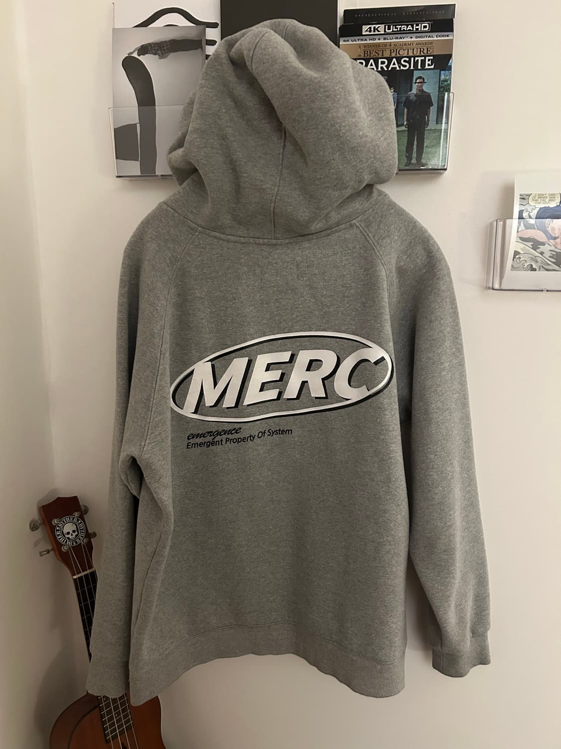 어커버 회색 후드티 상품이미지2