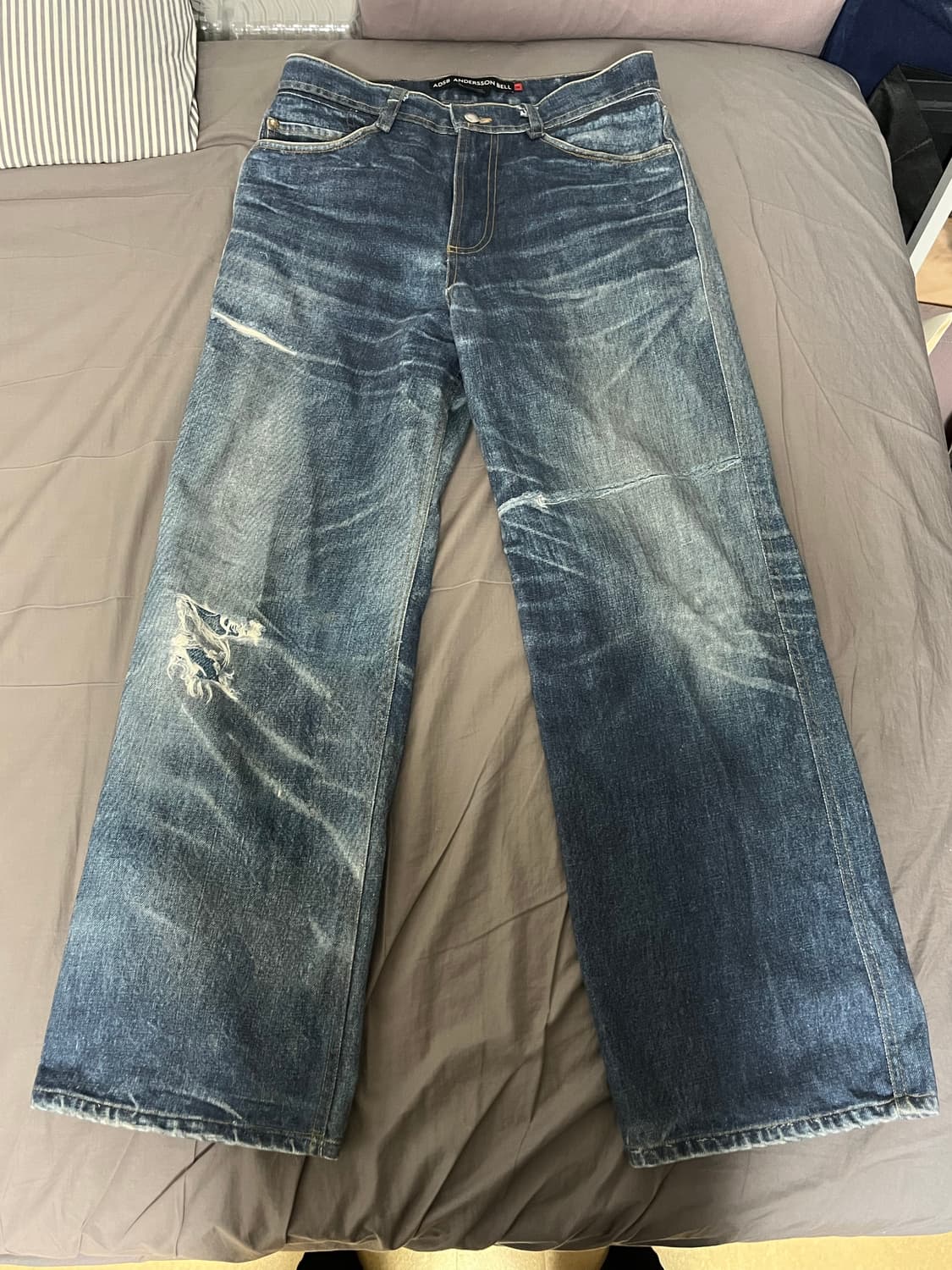 [28] 앤더슨벨 TROMPE L'OEIL PRINTED DENIM  상품이미지3