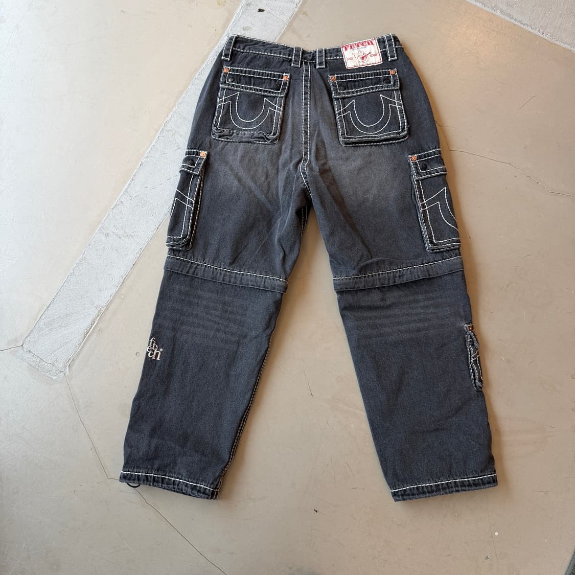트루릴리젼 x 페치 데님 세퍼레이트 카고팬츠 상품이미지6