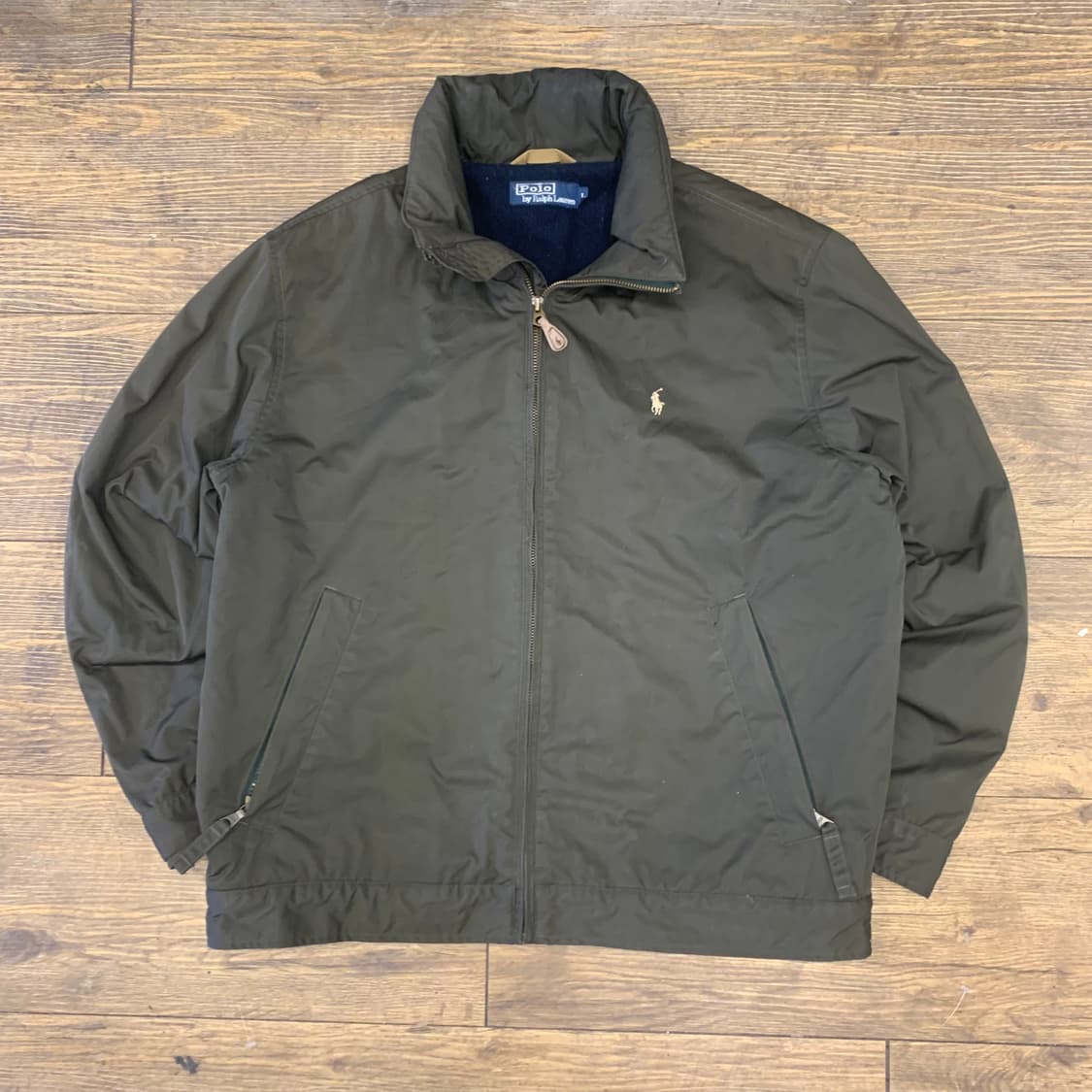 폴로 랄프로렌 기모 포니 카키 자켓 L 상품이미지1