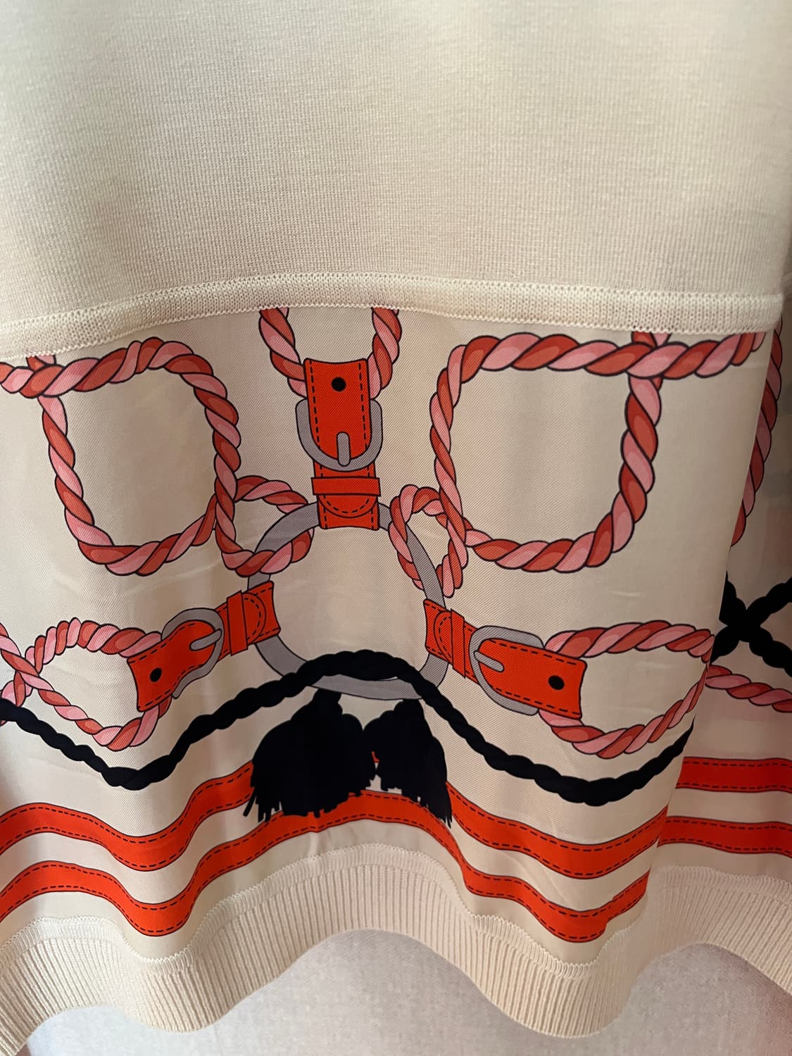 에르메스 실크 패턴 가디건 상품이미지5