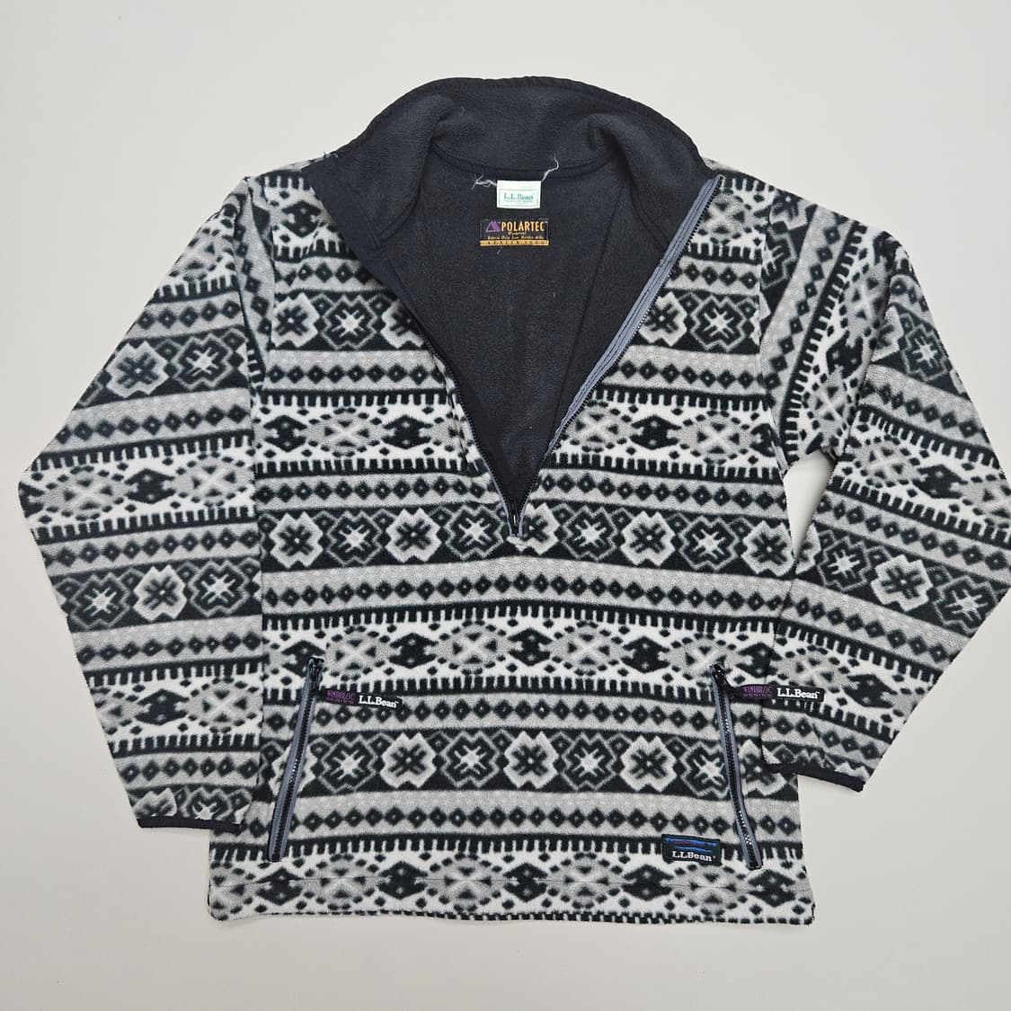 (무료배송) 90s 엘엘빈 L.L.Bean 노르딕 플리스 풀오버 고급사양 상품이미지2