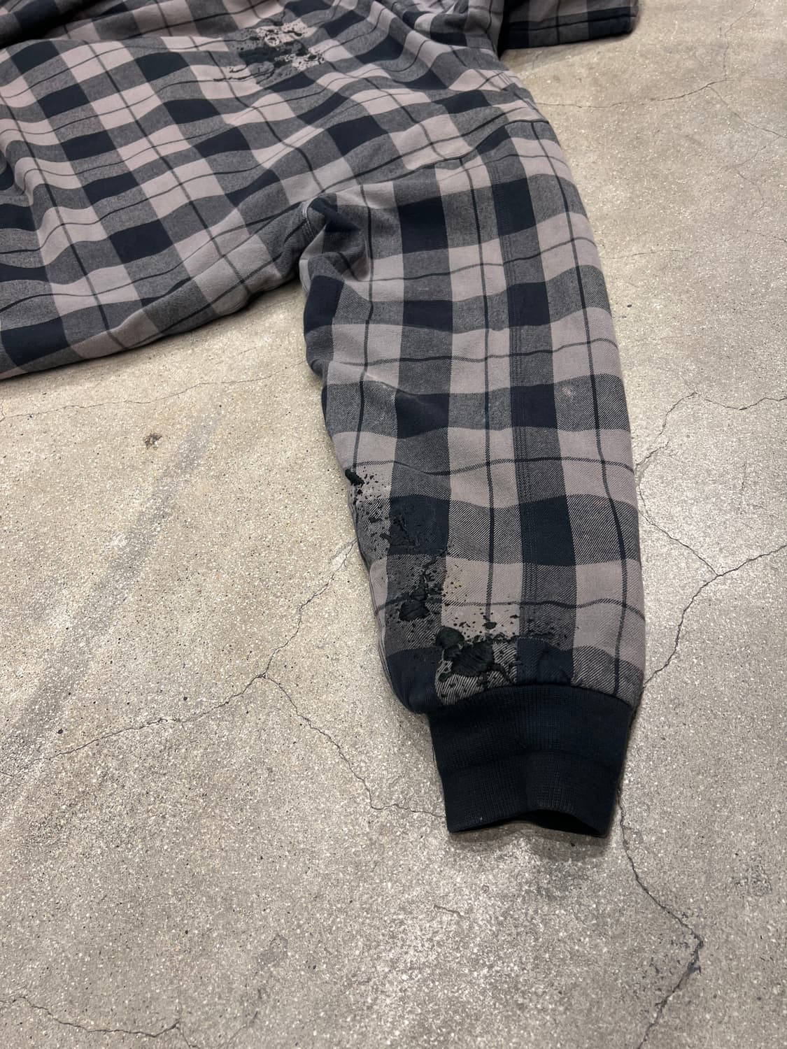 칼하트 타탄 후드 집업 (custom) 상품이미지6