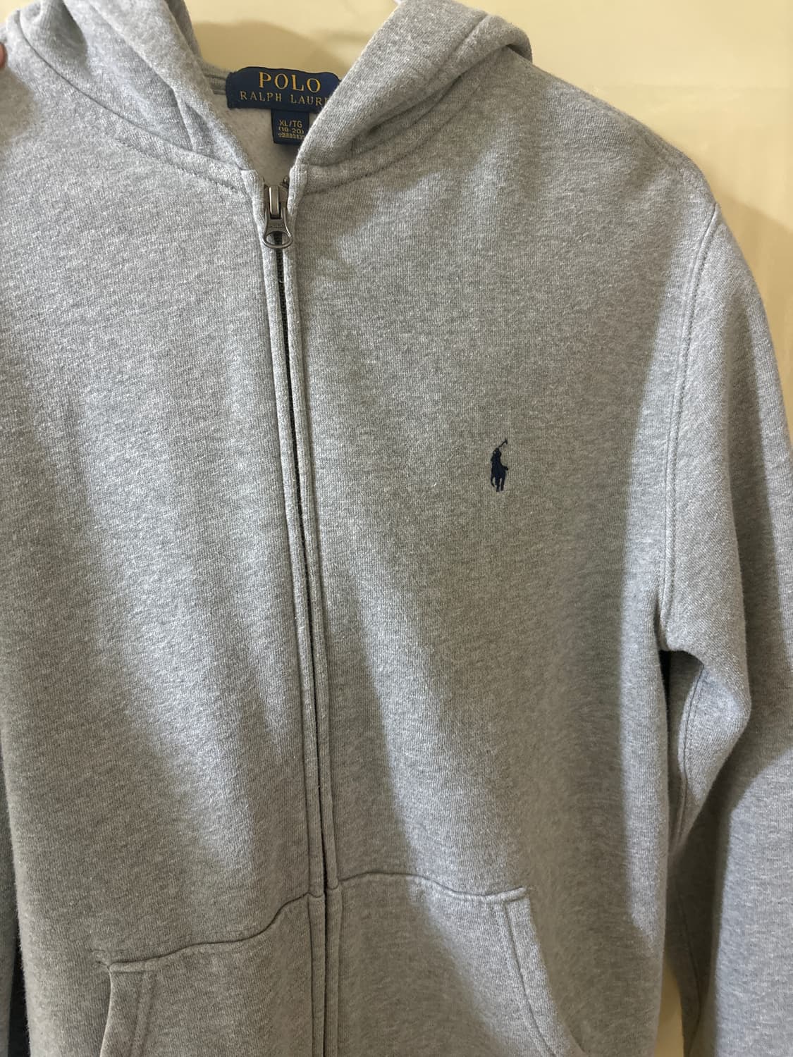 폴로 후드집업 그레이 상품이미지1