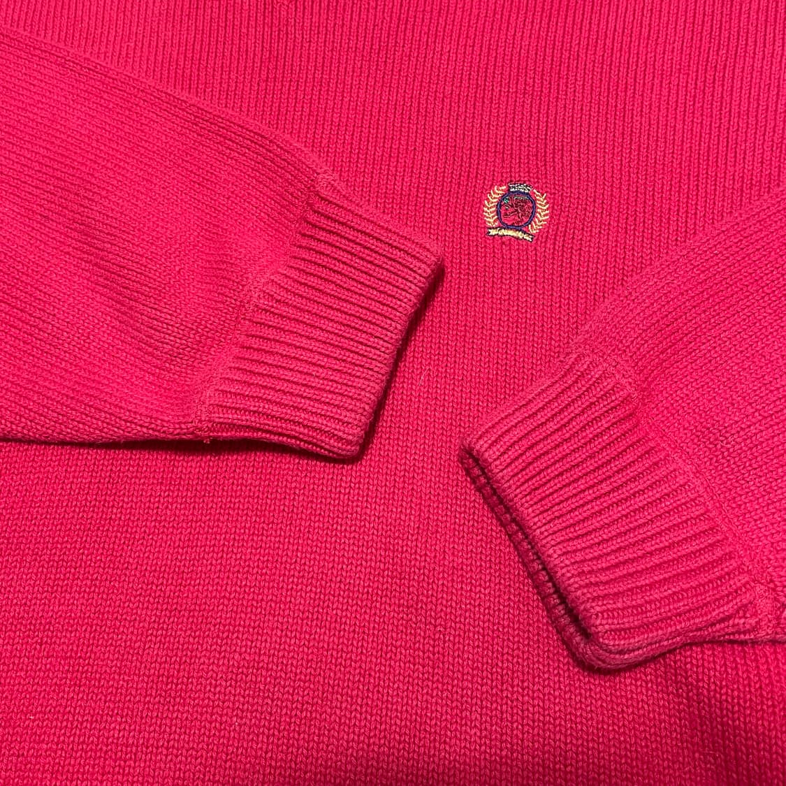 [L] 타미힐피거 레드 니트 해비웨이트 상품이미지3