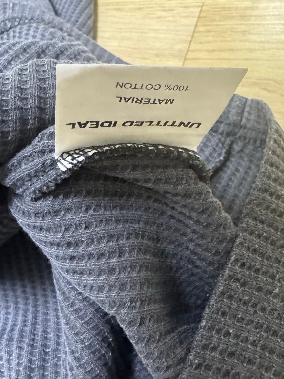 언타이틀드 아이딜 와플 롱슬리브 더스트 그레이 상품이미지7