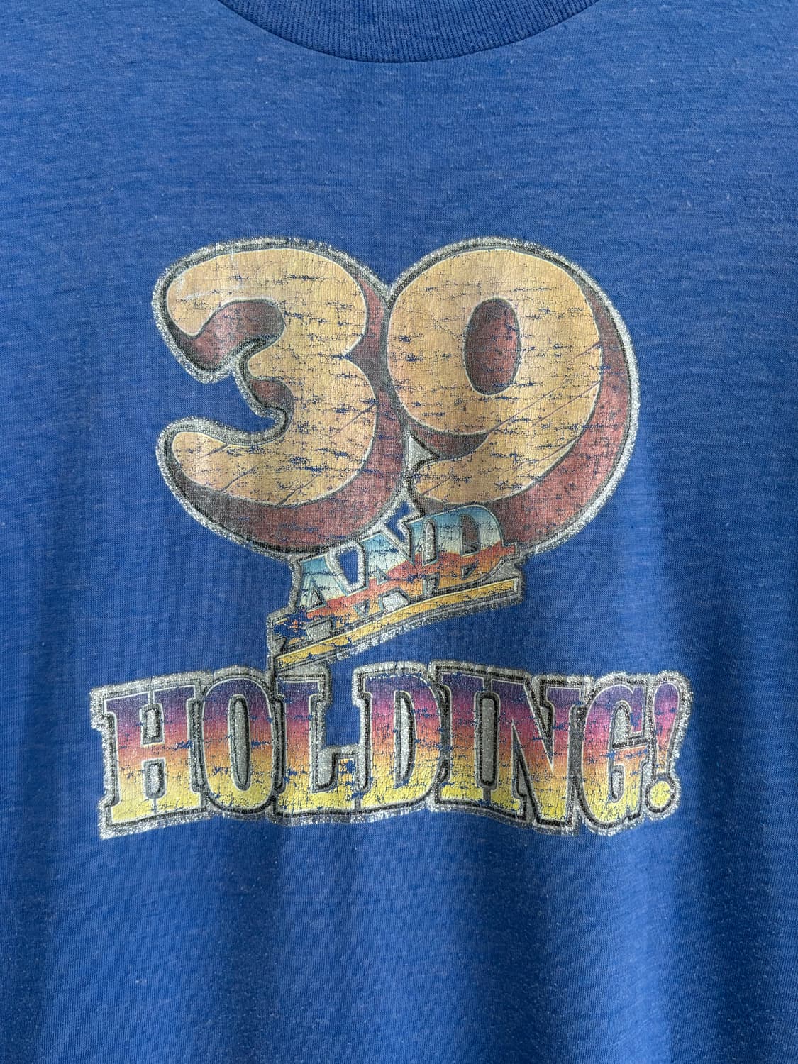 80s “39AndHolding” T-Shirt 상품이미지5
