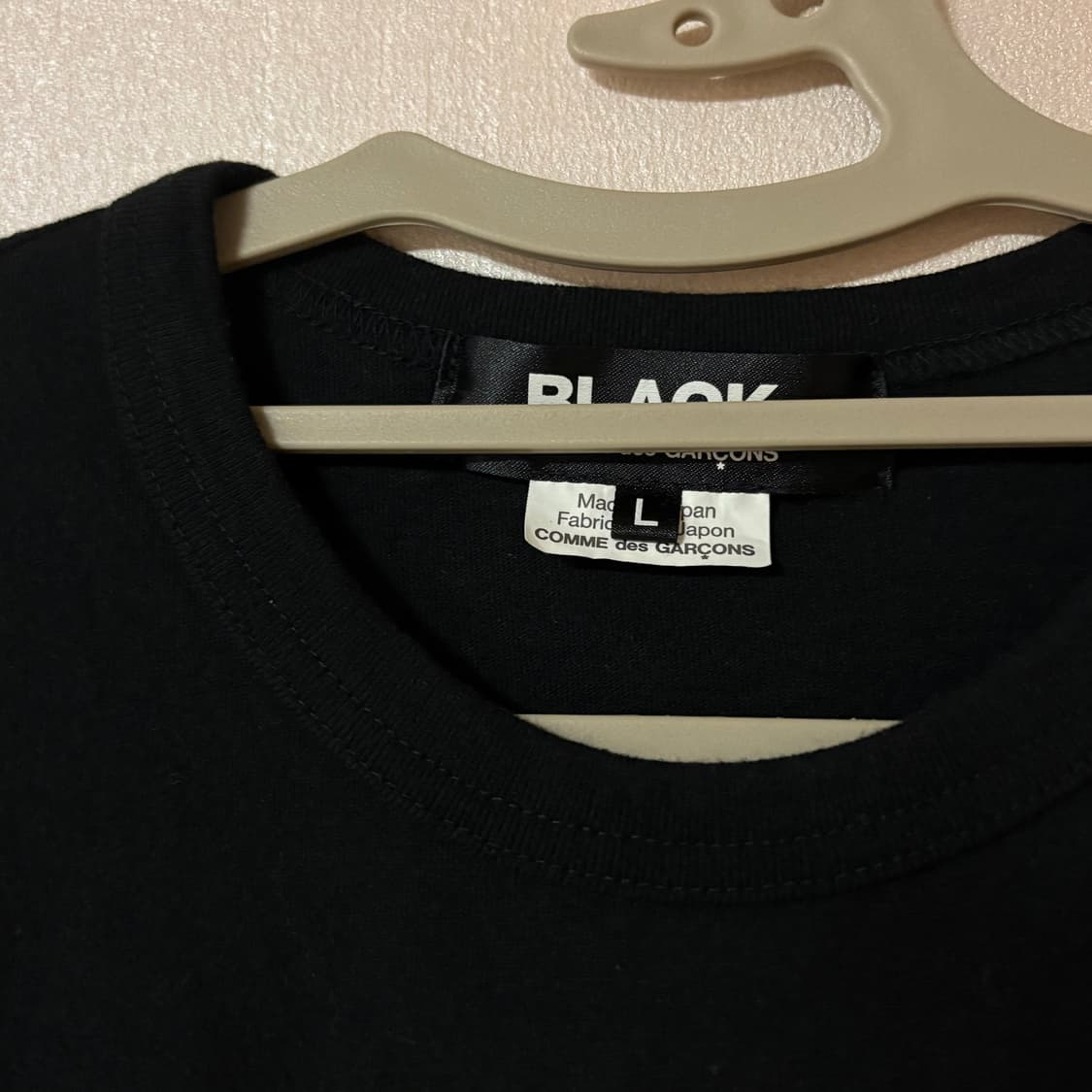 꼼데가르송 블랙 티셔츠 상품이미지4