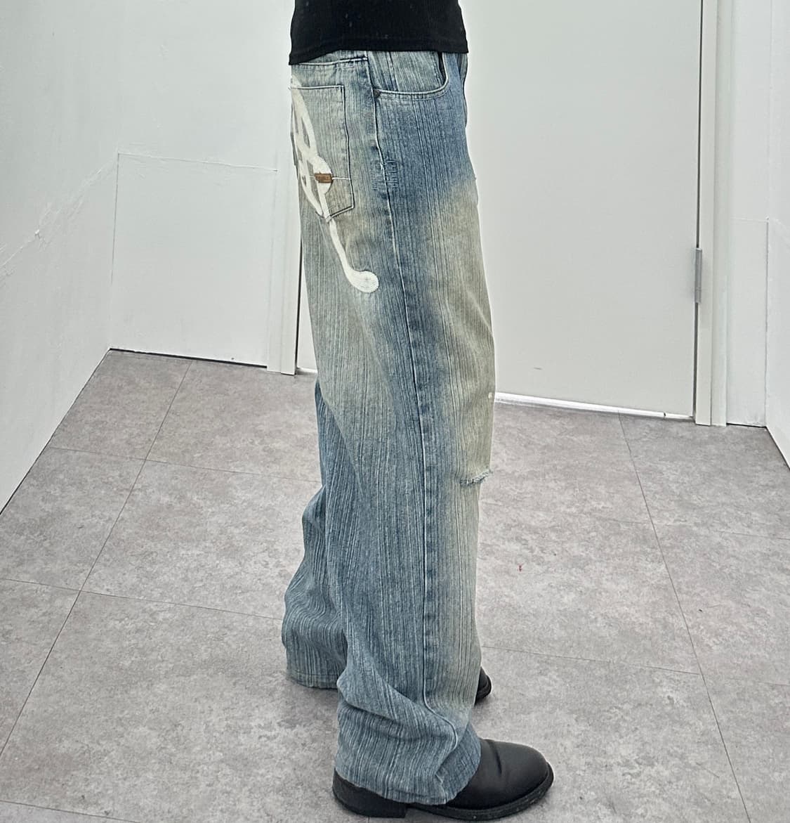 Akademiks back embroidery detail denim  상품이미지3