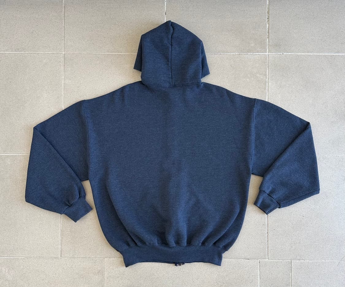 90s 빈티지 러셀 후드집업 블루그레이 XL 상품이미지2