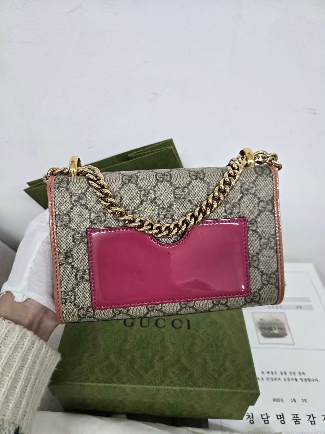 [보증서 정품] 구찌 패들락 체인백 상품이미지4