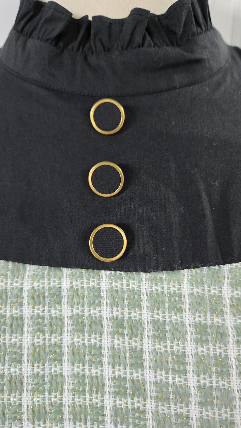 듀이듀이 트위드 원피스 민트 상품이미지5