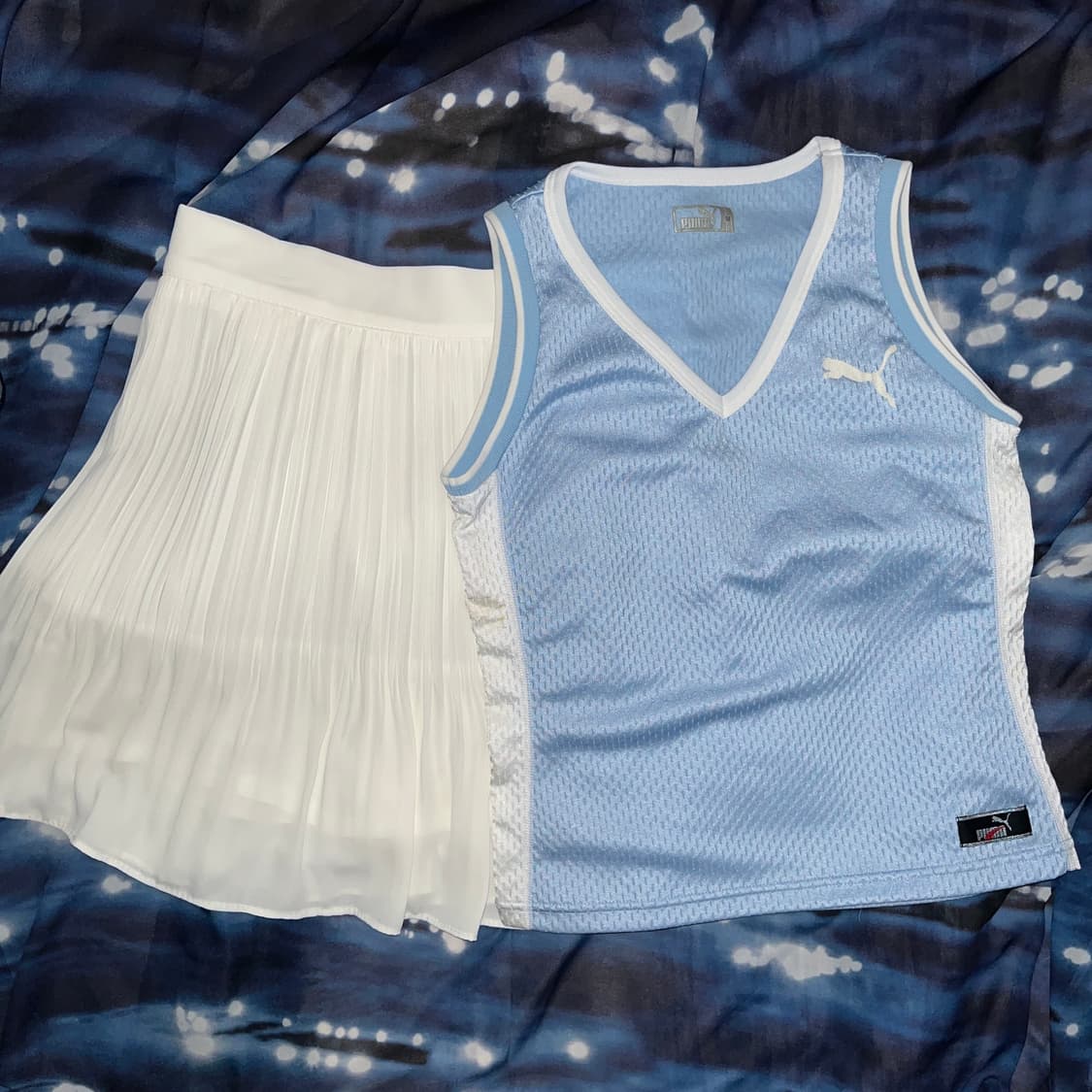 Puma Skyblue&White Sleeveless 상품이미지1