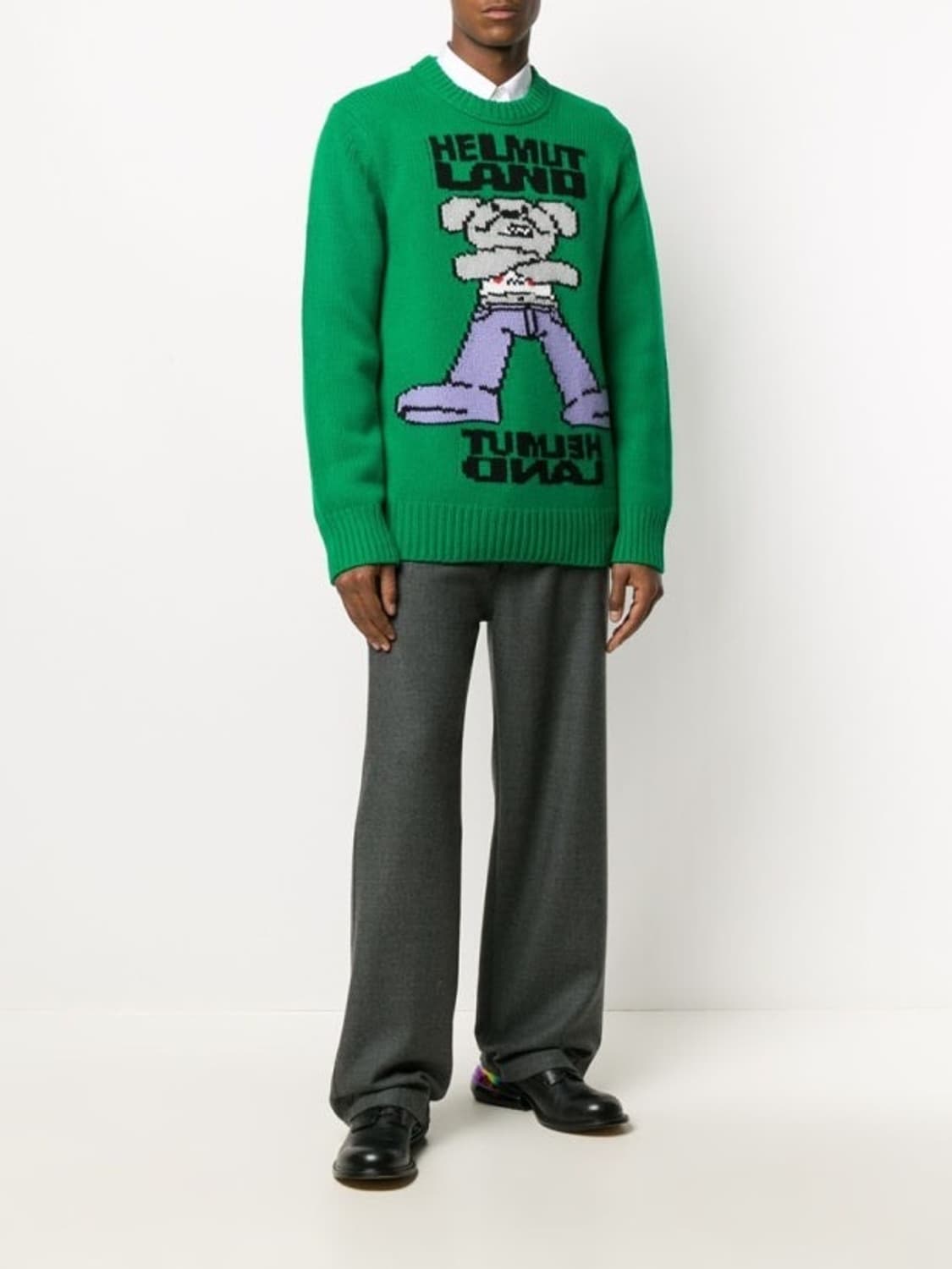 [M]헬뮤트랭 인타르시아 니트 상품이미지1