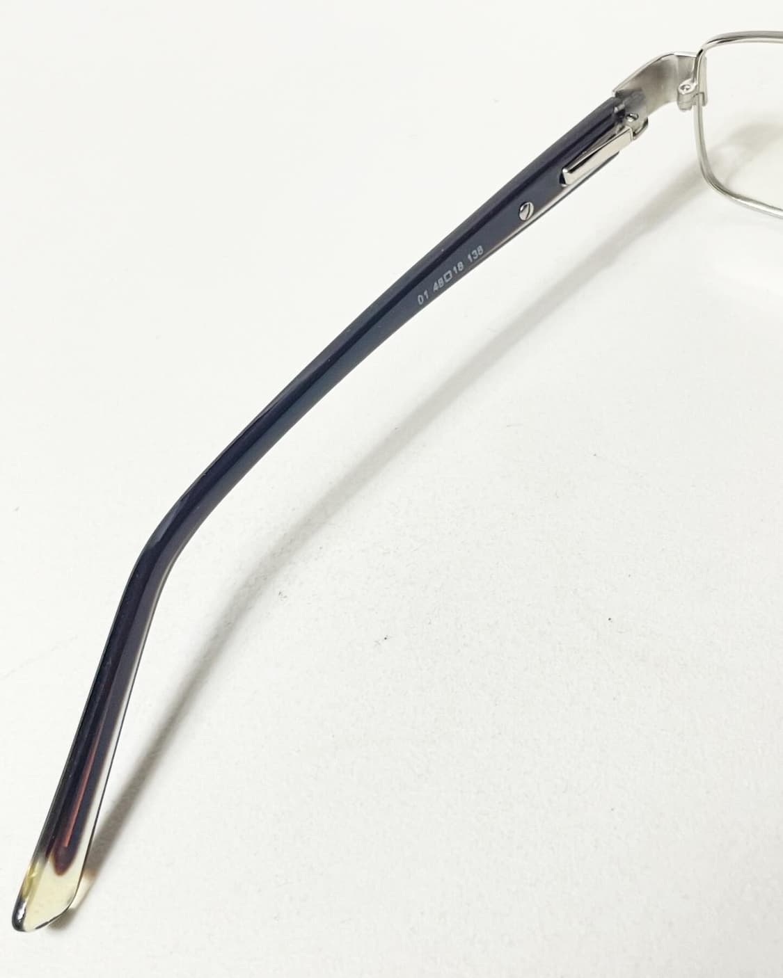 90s 이태리제 MASSI 실버 슬림스퀘어 빈티지 안경 상품이미지7