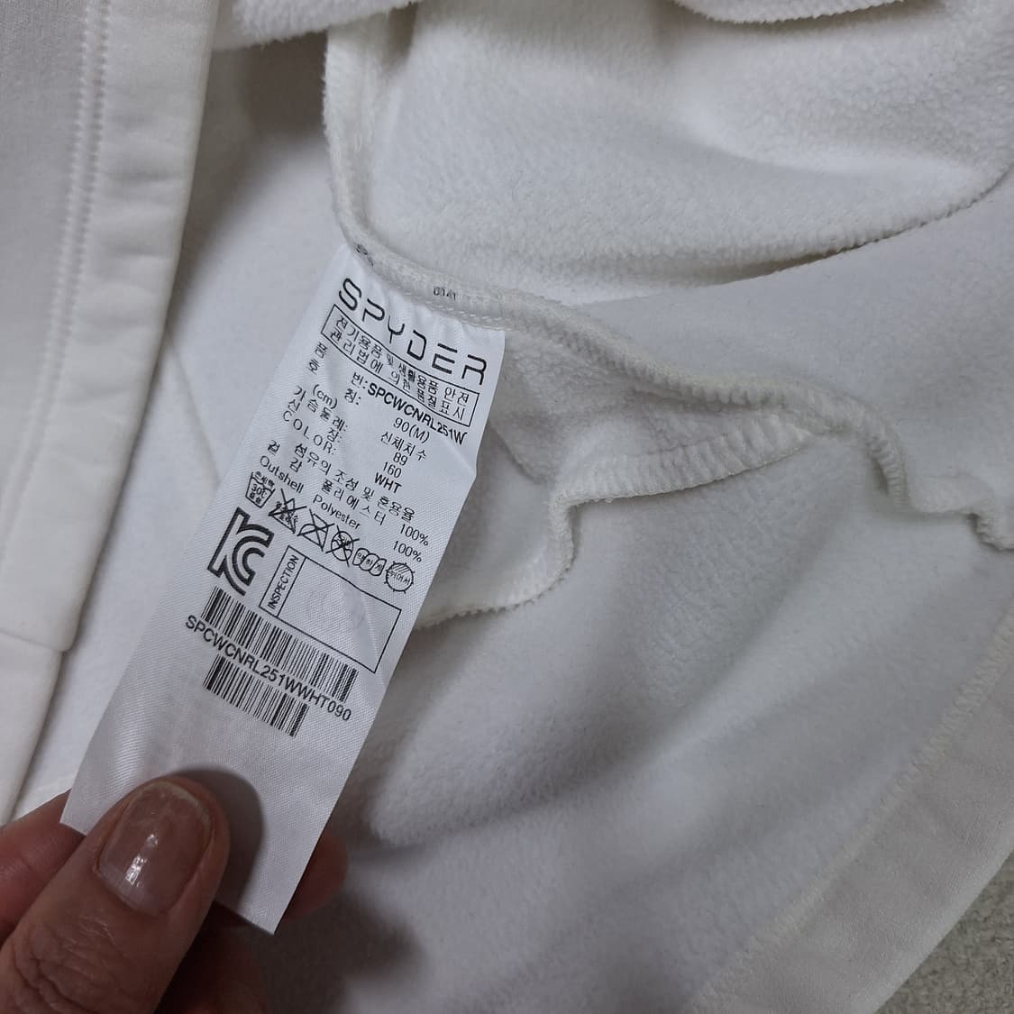 스파이더  기모티셔츠M(90) 상품이미지5