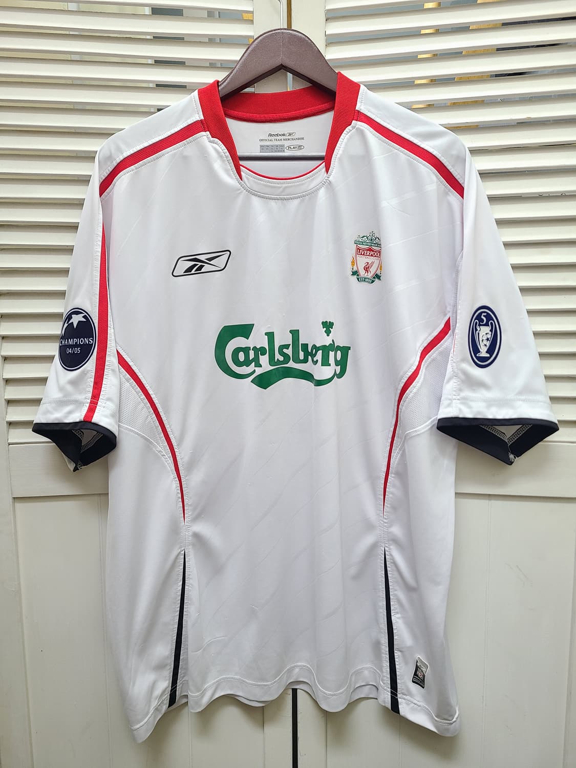 리버풀 05-06 제라드 리복 챔스 유니폼 상품이미지1