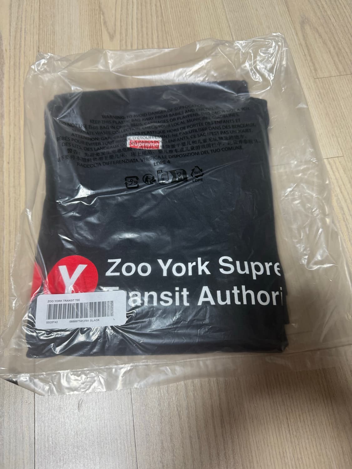 [새상품] Supreme x Zoo York 콜라보 반팔티 25SS 상품이미지2