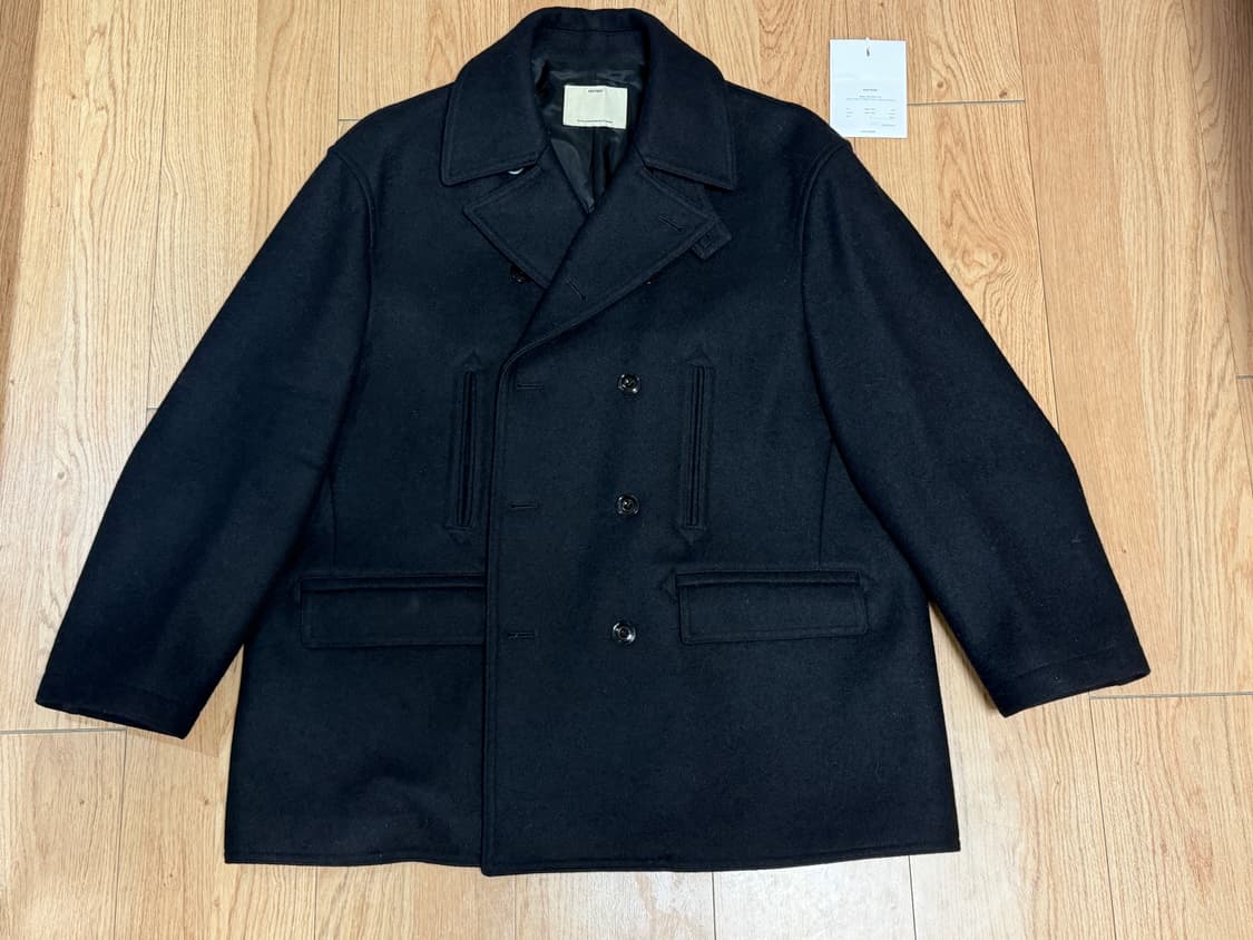 포터리 멜튼울 피 코트 상품이미지1