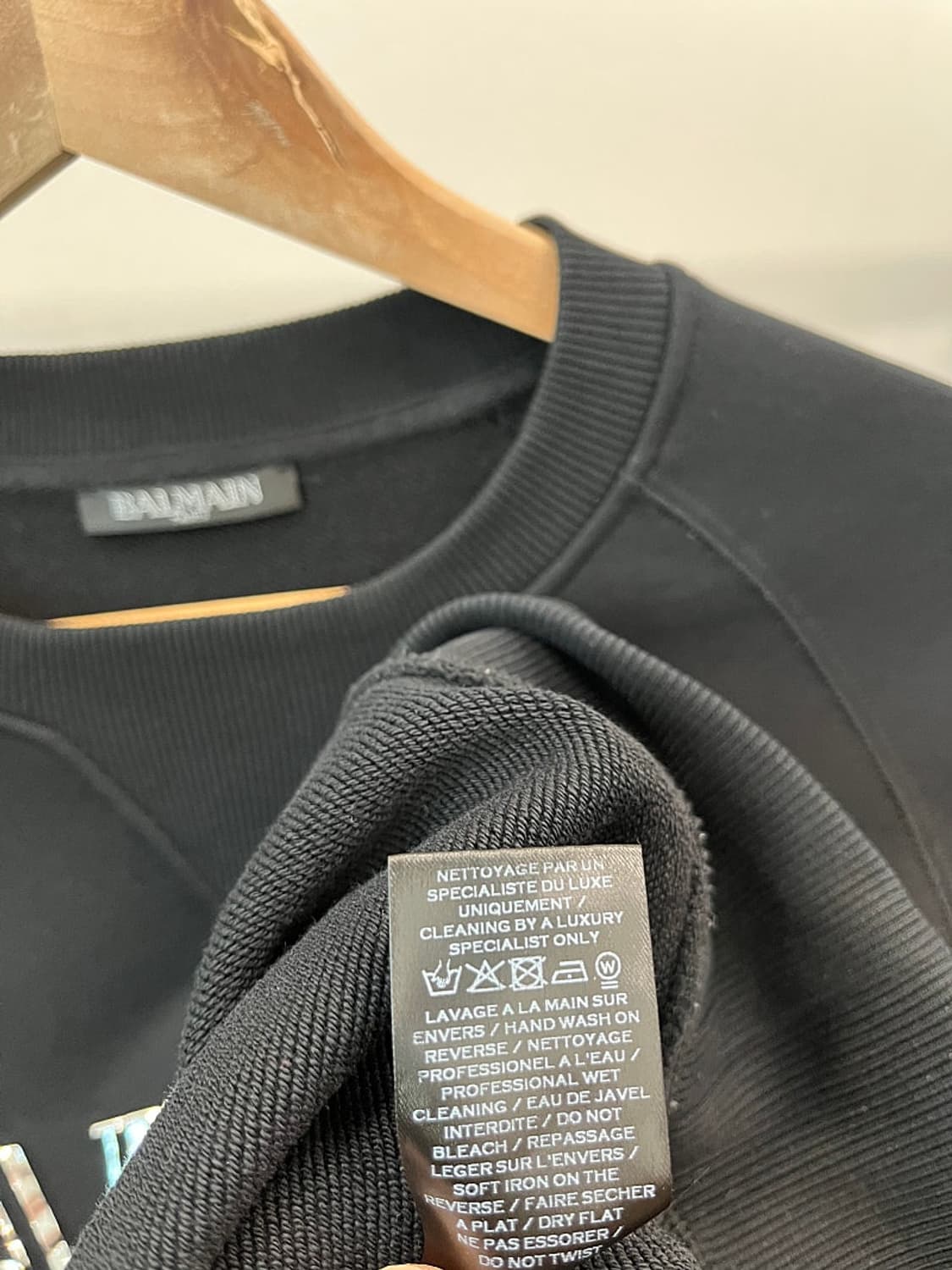 95-100) 발망 양각로고 맨투맨  상품이미지6