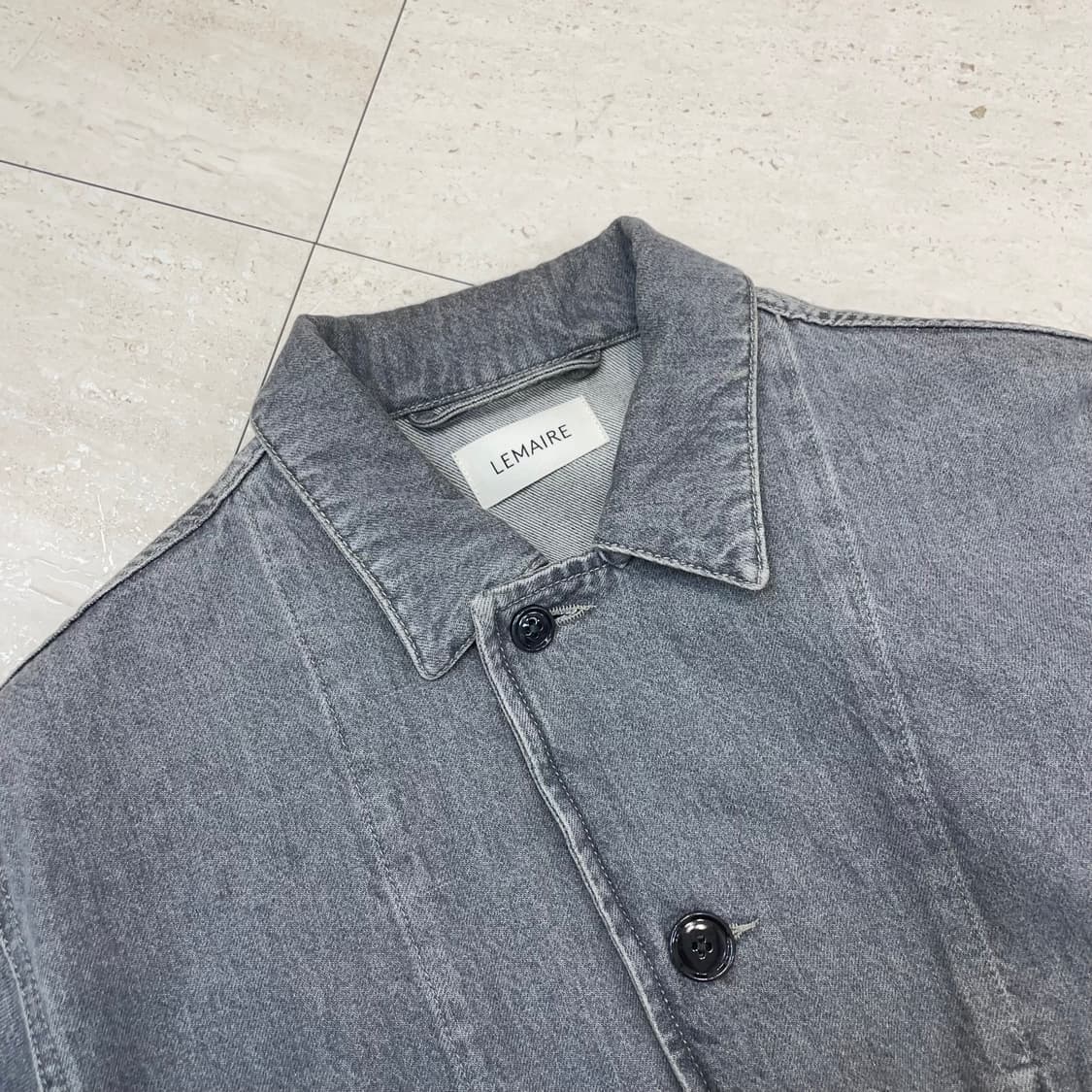 르메르 22SS 스톤 그레이 블루종 자켓 L 상품이미지1